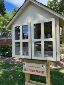 Little Free Pantry - grab and go pantry for people in need