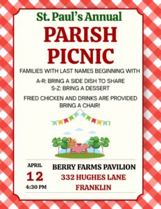 Annual Picnic - 2026 Vacation Bible School