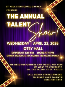 Talent Show 2026-2 Vacation Bible School